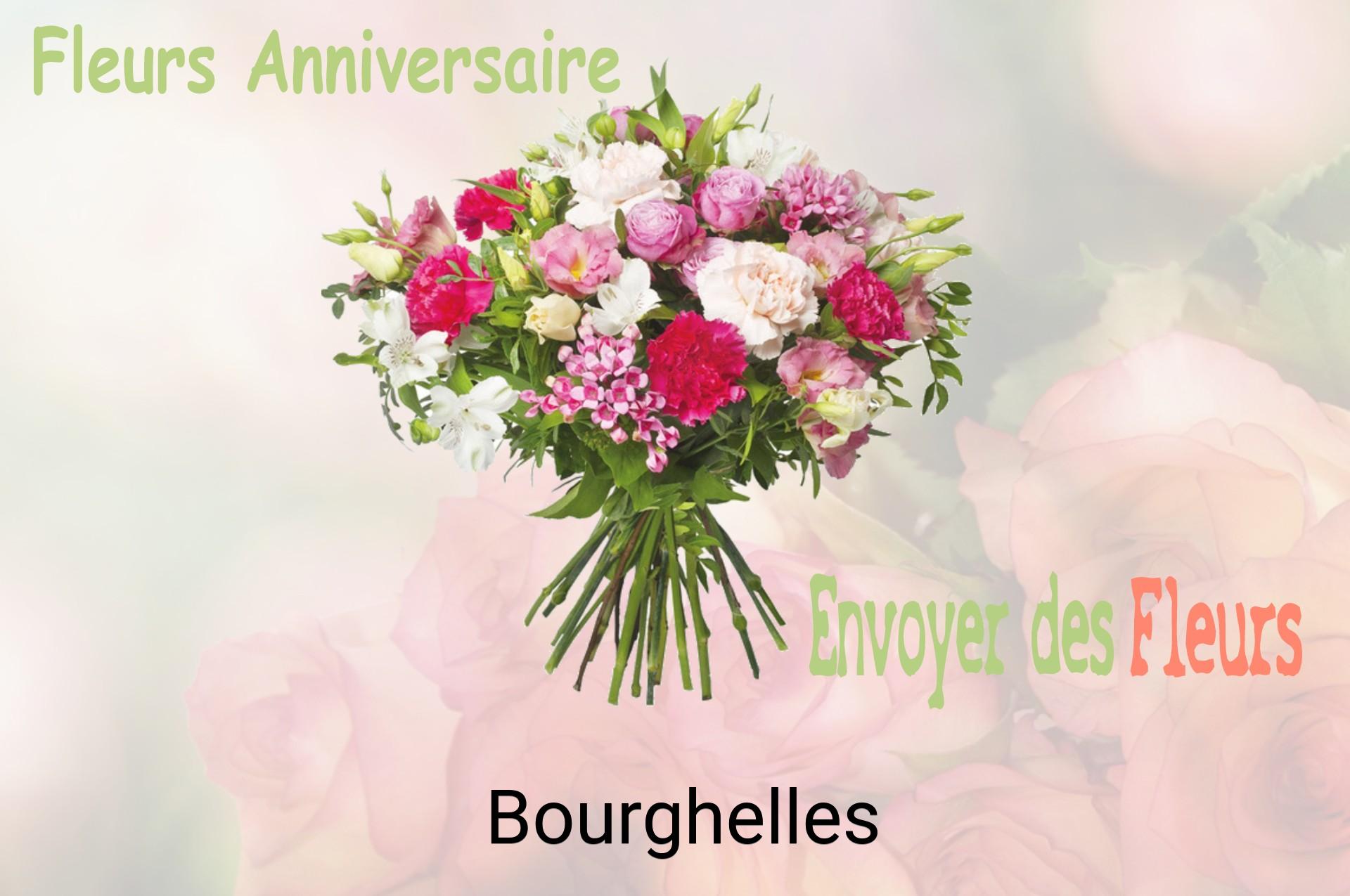 Bouquet de fleurs d’anniversaire livré à Bourghelles